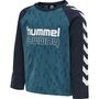 Hummel hmlTHUNDER T-SHIRT L/S - BLUE CORAL - 74 - blue coral