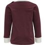 Hummel hmlMAUILINO T-SHIRT L/S - CHOCOLATE TRUFFLE
