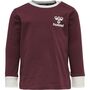 Hummel hmlMAUILINO T-SHIRT L/S - CHOCOLATE TRUFFLE
