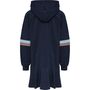 Hummel hmlBEVERLY HOODIE DRESS - BLACK IRIS
