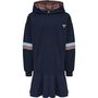 Hummel hmlBEVERLY HOODIE DRESS - BLACK IRIS