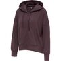 Hummel hmlLUISE LOOSE ZIP HOODIE - FUDGE