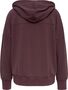 Hummel hmlLUISE LOOSE ZIP HOODIE - FUDGE
