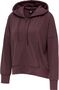 Hummel hmlLUISE LOOSE ZIP HOODIE - FUDGE