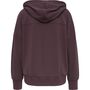 Hummel hmlLUISE LOOSE ZIP HOODIE - FUDGE