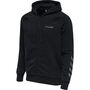 Hummel hmlISAM ZIP HOODIE - BLACK