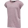 Hummel hmlDAKOTA T-SHIRT S/S - HEATHER ROSE - 152 - heather rose