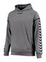 Hummel AUTH. CHARGE POLY HOODIE - dark grey melange