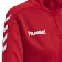Hummel CORE POLY HALF ZIP SWEATSHIRT WOMAN - true red