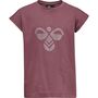 Hummel hmlDIEZ T-SHIRT S/S - roan rouge