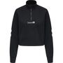Hummel hmlLGC NIKKA CROPPED HALFZIP - black