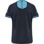 Hummel hmlACTION POLY JERSEY S/S WOMAN - black iris/atomic blue