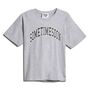 Hummel stsOCEAN T-SHIRT S/S - GREY MELANGE - 140 - grey melange