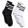 Hummel stsCARBON SOCKS 2PK - BLACK/WHITE - One Size - black/white