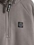 Hummel stsHARRY HALF ZIP - STEEPLE GRAY - 164 - steeple gray
