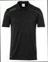 Uhlsport Stream 22 POLO SHIRT - schwarz/fluo gr�n