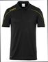 Uhlsport Stream 22 POLO SHIRT - schwarz/limonengelb