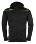 Uhlsport Stream 22 TRACK HOOD JACKET - schwarz/fluo gr�n
