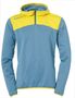Kempa EMOTION 2.0 QUARTER ZIP HOODY - dove blau/limonengelb 
