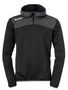 Kempa EMOTION 2.0 QUARTER ZIP HOODY - schwarz/anthra