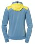 Kempa EMOTION 2.0 HOOD JACKET WOMEN - dove blau/limonengelb
