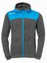 Kempa EMOTION 2.0 HOOD JACKET - anthra/kempablau