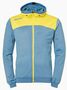 Kempa EMOTION 2.0 HOOD JACKET - dove blau/limonengelb