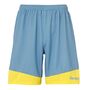 Kempa EMOTION 2.0 SHORTS - dove blau/limonengelb
