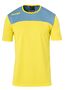 Kempa EMOTION 2.0 SHIRT - limonengelb/dove blau