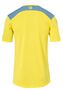 Kempa EMOTION 2.0 SHIRT - limonengelb/dove blau