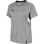 Hummel TECH MOVE JERSEY WOMAN S/S - grey melange