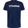 Hummel hmlMOVER COTTON T-SHIRT S/S - marine