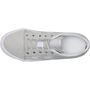 Hummel BASE COURT GLITTER JR  - silver