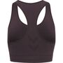 Hummel hmlTIF SEAMLESS SPORTS TOP - fudge