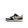 Nike Court Borough Low Recraft (Ps) - black/metallic gold-black-white