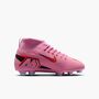Nike Jr Superfly 10 Club Fg/Mg - magic flamingo/black-total crimson