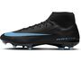 Nike Zm Superfly 10 Acad Fg/Mg - black/ice blue