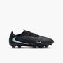 Nike Jr Phantom 6 Low Pro Fg/Mg - black/black