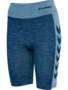 Hummel Hmlclea Seamless Cycling Shorts - navy peony/faded denim