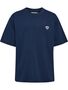 Hummel Hmljr Loose T-Shirt S/S Bee - dress blues
