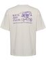 Hummel Hmlloose T-Shirt S/S Whistle - blanc de blanc/royal purple