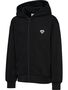 Hummel Hmljr Loose Zip Hoodie Bee - black