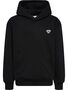 Hummel Hmljr Loose Hoodie Bee - black