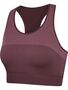 Hummel Hmlyoga Seamless W Crop Top - fudge