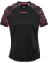 Hummel Hmlblaze Pro Training Jersey S/S Wo - black/pink