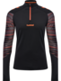 Hummel Hmlblaze Pro Training Half Zip - black/orange