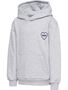 Hummel Hmljr Loose Hoodie Heartfield - light grey melange