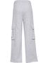 Hummel Hmljr Loose Wl Cargo Sweatpant - light grey melange