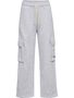 Hummel Hmljr Loose Wl Cargo Sweatpant - light grey melange