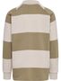Hummel Hmljr Loose Striped Polo L/S - cornstalk